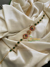 Precious Jadau Kundan Bridal Sheeshphool-Red Green-J310